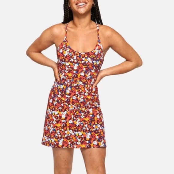 Outdoor Voices Dresses & Skirts - Outdoor Voices Paprika Blooms Exercise Dress Size Small